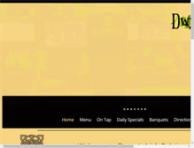 Tablet Screenshot of dwyerspub.com